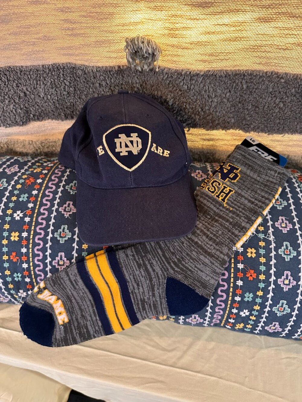 Notre Dame Dad Baseball Hat & Socks